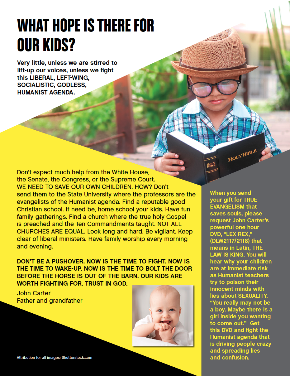 What hope is there for the our kids?